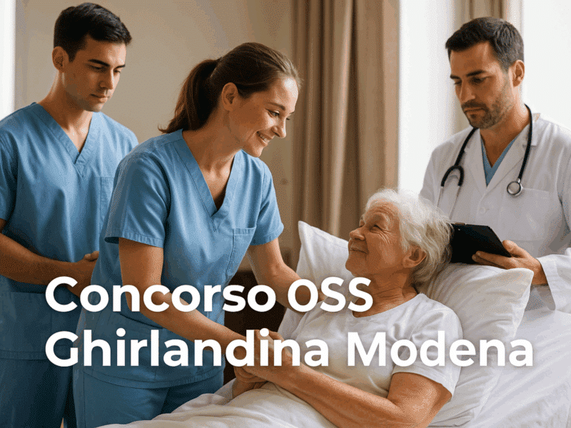 Concorso OSS Ghirlandina Modena 2025 14 posti