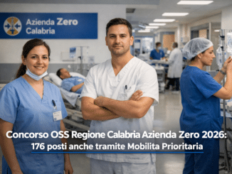 Concorso OSS Regione Calabria Azienda Zero 2026 176 posti