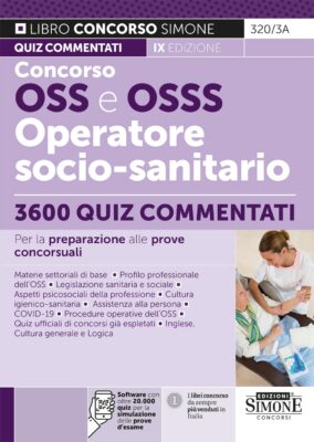 Concorso OSS e OSSS Operatore Socio-Sanitario – 3600 Quiz commentati