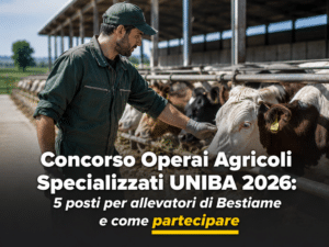 Concorso Operai Agricoli Specializzati UNIBA
