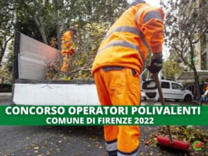 Concorso Operatori polivalenti Comune di Firenze 2022 - 15 posti