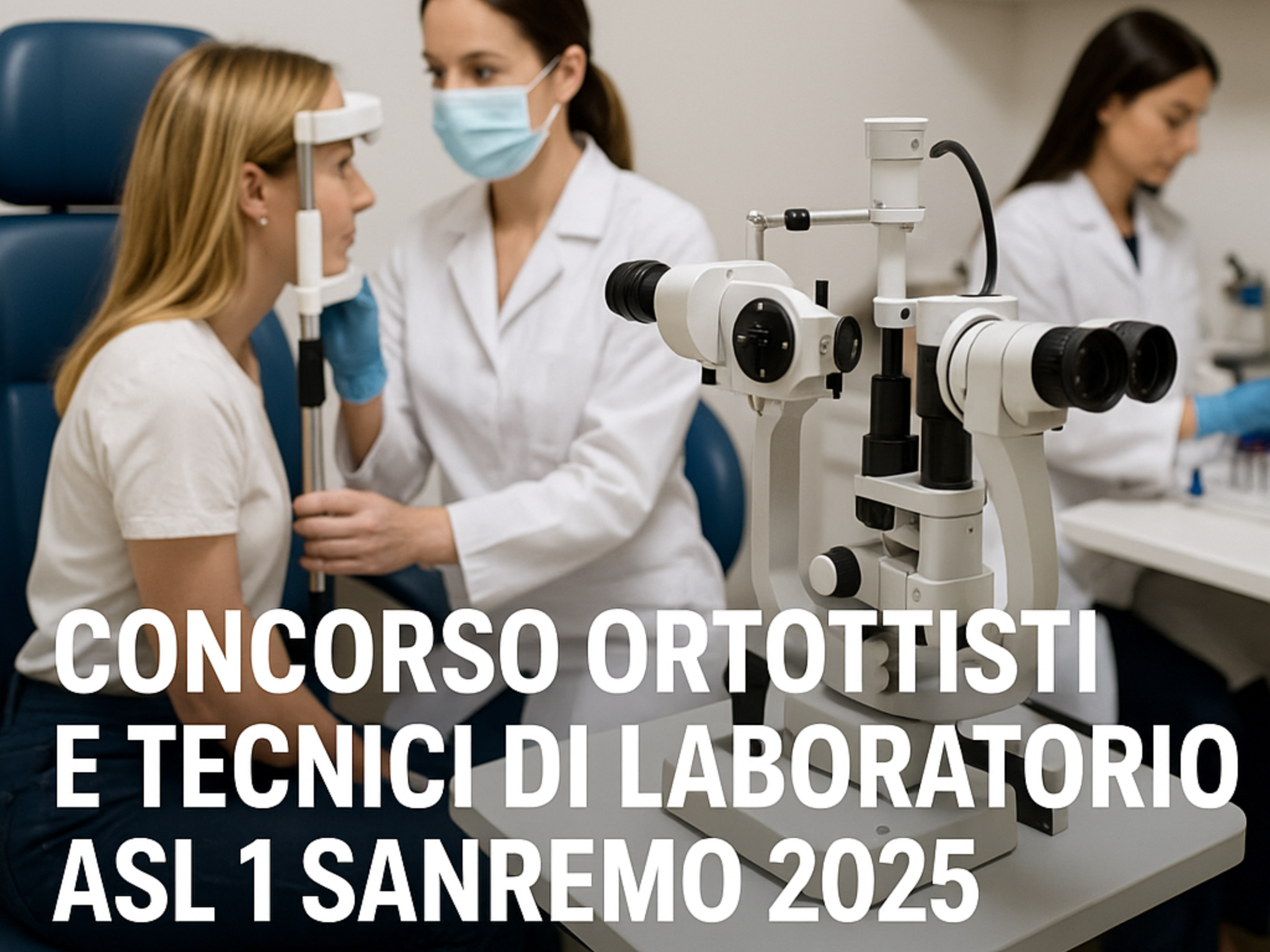 Concorso Ortottisti e Tecnici di Laboratorio ASL 1 Sanremo 2025 - 16 posti a tempo indeterminato