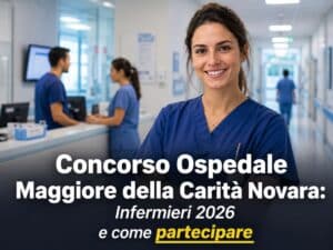 Concorso Ospedale Maggiore della Carità Novara Infermieri 2026 5 posti a tempo indeterminato