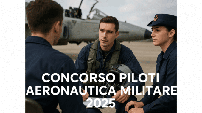 Concorso Piloti Aeronautica Militare 2025 - 45 posti per AUPC/AUFP
