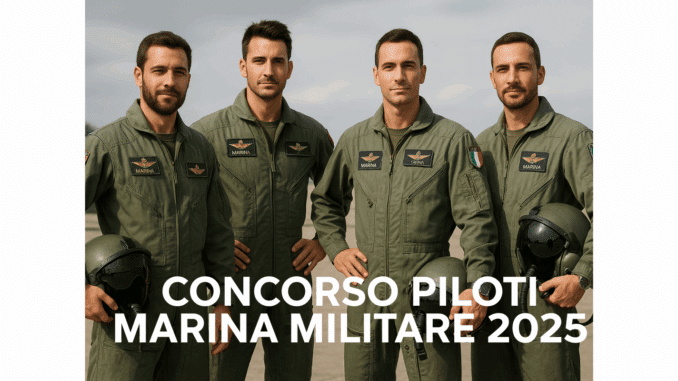 Concorso Piloti Marina Militare 2025 - 212 posti per AUPCAUFP