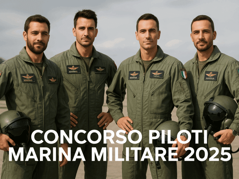 Concorso Piloti Marina Militare 2025 - 212 posti per AUPCAUFP