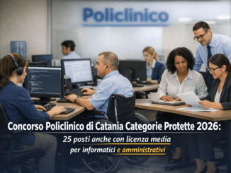 Concorso Policlinico di Catania Categorie Protette 2026