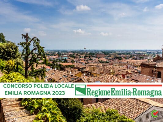 Concorso Polizia Locale Emilia Romagna 2023