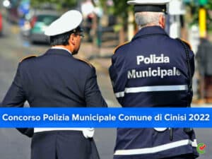 Concorso Polizia Municipale Comune di Cinisi 2022