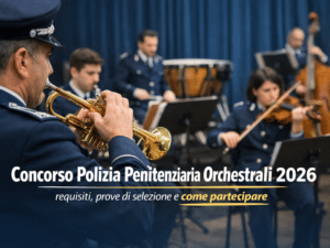 Concorso Polizia Penitenziaria Orchestrali 2026 - 21 posti per diplomati