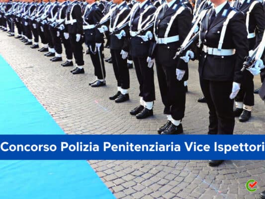 Concorso Polizia Penitenziaria Vice Ispettori