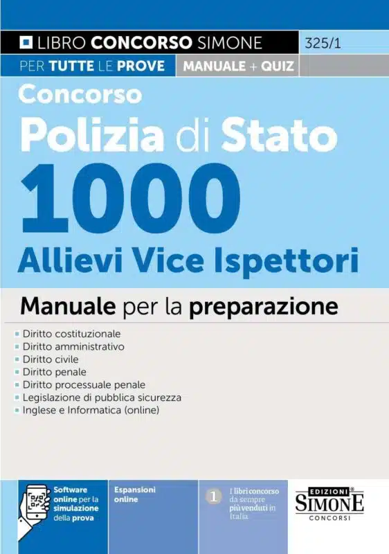Manuale Concorso Vice Ispettori Polizia di Stato 2026