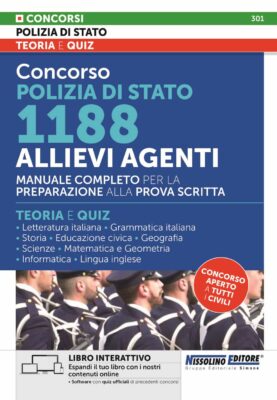 Manuale Concorso Polizia di Stato Allievi Agenti Civili – Per la preparazione