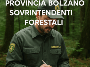 Concorso Provincia Bolzano Sovrintendenti Forestali