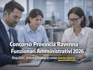 Concorso Provincia Ravenna Funzionari Amministrativi 2026 3 posti a tempo indeterminato