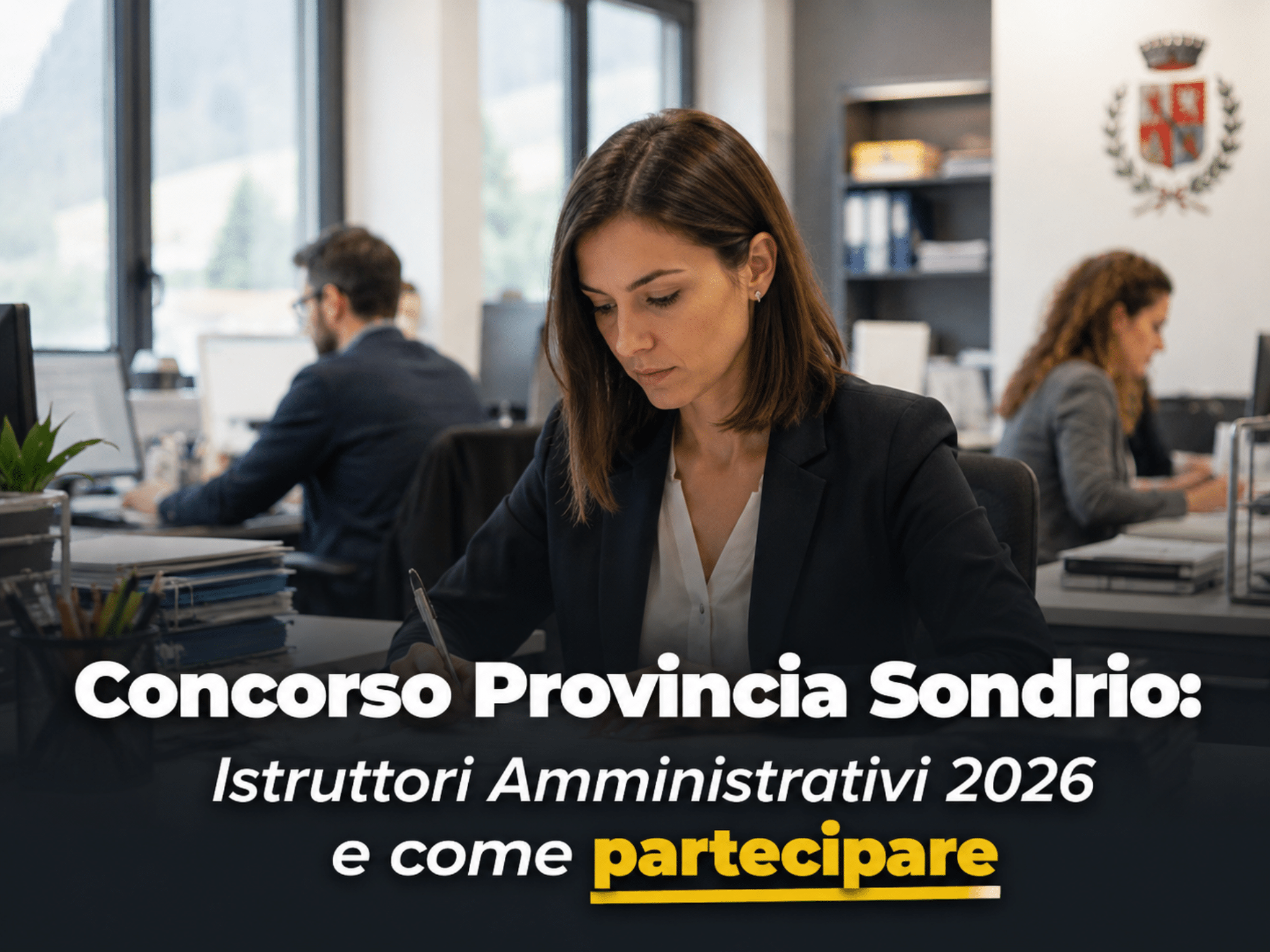 Concorso Provincia Sondrio Istruttori Amministrativi