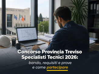 Concorso Provincia Treviso Specialisti Tecnici 2026 4 posti per laureati