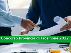 Concorso Provincia di Frosinone 2022