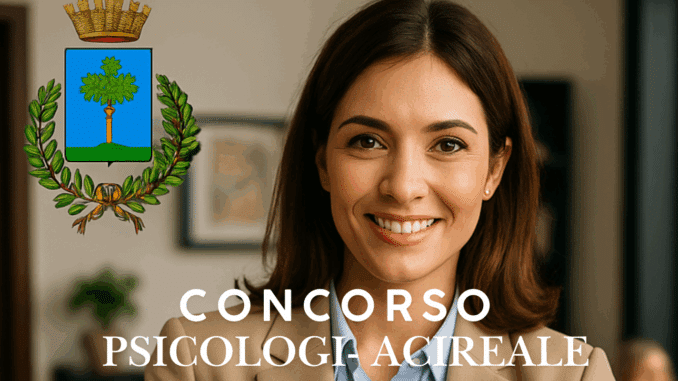 Concorso Psicologi Comune di Acireale 2025 – 3 posti a tempo determinato in Sicilia