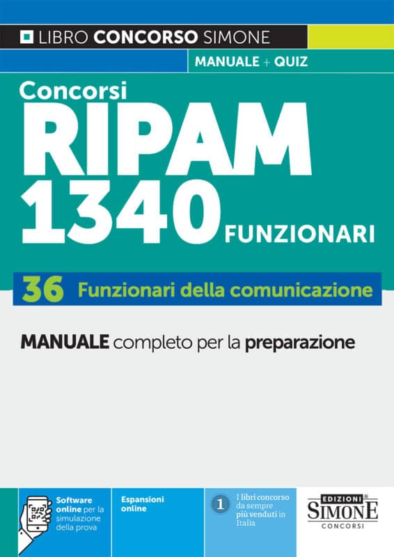 Manuale Concorso RIPAM 1340 Funzionari – 36 Funzionari della comunicazione