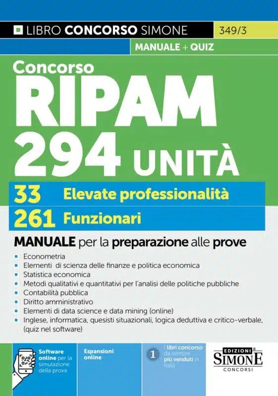 Manuale Concorso RIPAM Valutazione Politiche Pubbliche 2026