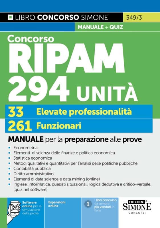 Manuale Concorso RIPAM Unico Valutazione delle Politiche pubbliche 2026