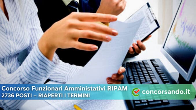 Concorso RIPAM Funzionari Amministrativi Concorso RIPAM Funzionari Amministrativi