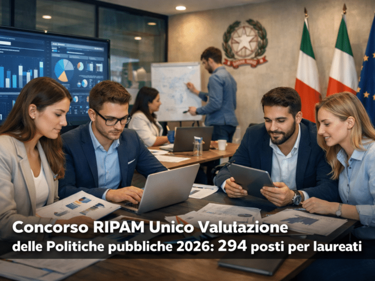 Concorso RIPAM Unico Valutazione delle Politiche pubbliche 2026