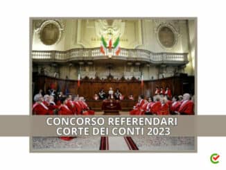 Concorso Referendari Corte dei Conti 2023 - 41 posti per laureati