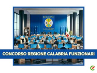 Concorso Regione Calabria Funzionari