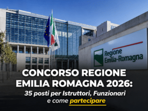 Concorso Regione Emilia Romagna 2026