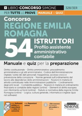 Manuale Concorsi Regione Emilia Romagna 2023 – Istruttori profilo Assistente amministrativo contabile