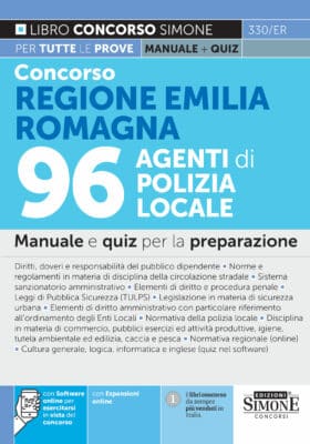 Manuale Concorsi Regione Emilia Romagna 2023 – Agenti di polizia locale