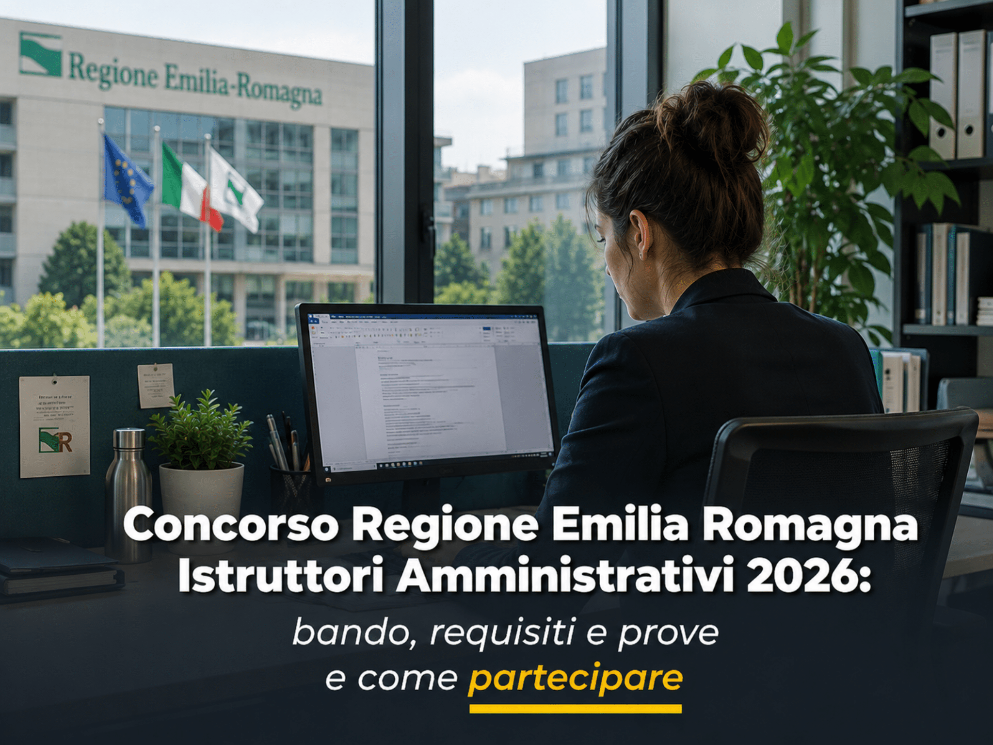 Concorso Regione Emilia Romagna Istruttori Amministrativi 2026: 16 posti a tempo indeterminato