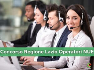 Concorso Regione Lazio Operatori NUE
