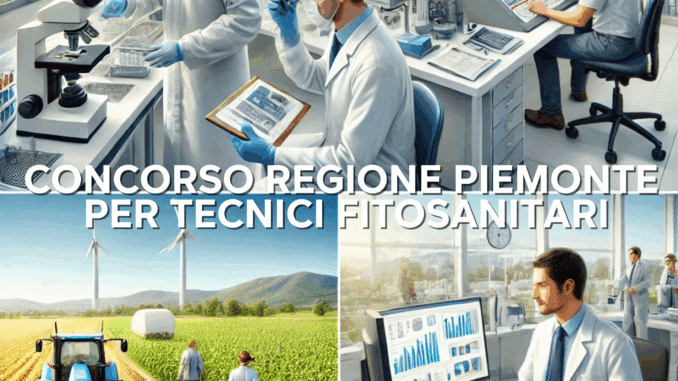 Concorso Regione Piemonte per Tecnici 2024