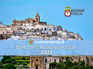 Concorsi Regione Puglia 2022 - Anche per terza media