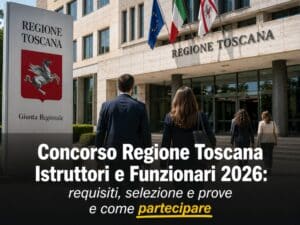 Concorso Regione Toscana Istruttori e Funzionari 2026 19 posti a tempo indeterminato