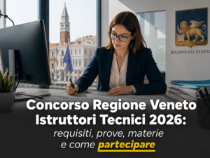 Concorso Regione Veneto Istruttori Tecnici 2026 5 posti a tempo indeterminato