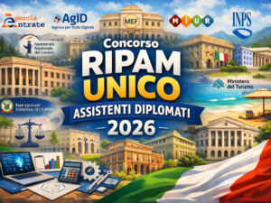 Concorso Ripam Unico Assistenti Diplomati 2026 bando da 3997 posti
