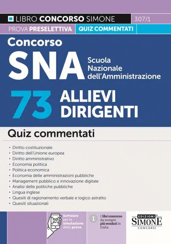 Concorso SNA Dirigenti 2026 - Quiz commentati