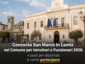 Concorso San Marco In Lamis nel Comune Istruttori e Funzionari