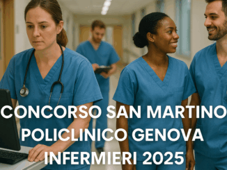 Concorso San Martino Policlinico Genova Infermieri 2025 641 posti a tempo indeterminato