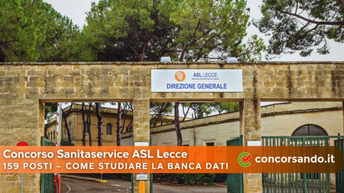 Concorso Sanitaservice ASL Lecce