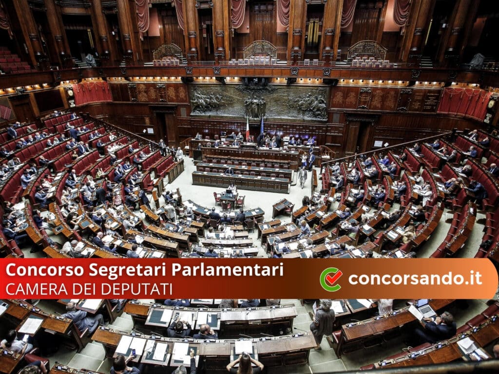 Concorso Segretari Parlamentari Camera dei Deputati