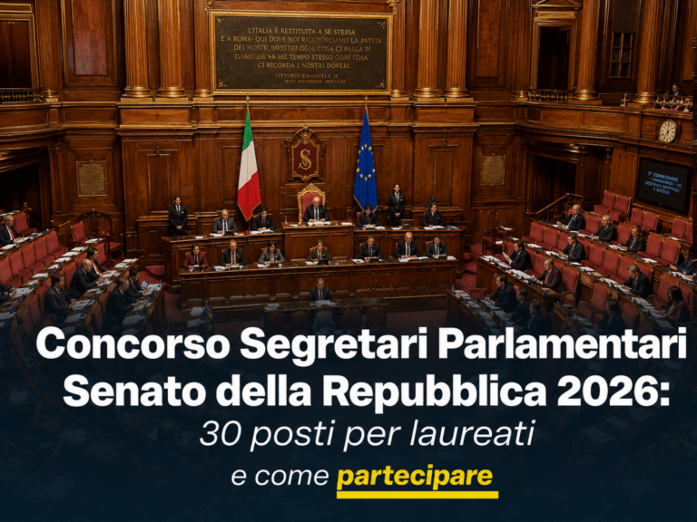 Concorso Segretari Parlamentari Senato della Repubblica