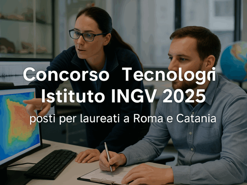 Concorso Tecnologi Istituto INGV 2025