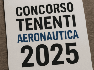 Concorso Tenenti Aeronautica 2025 34 posti in servizio permanente nei ruoli normali