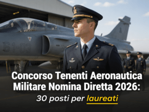Concorso Tenenti Aeronautica Militare Nomina Diretta 2026