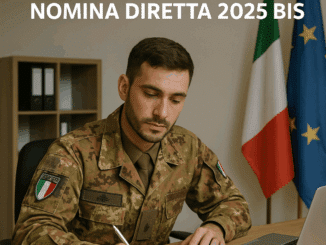 Concorso Tenenti dell'Esercito Nomina Diretta 2025 Bis